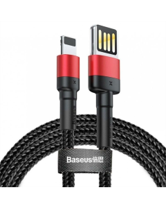 USB-кабель Baseus Cafule Lightning Cable Special Edition 2.4A (CALKLF-G) 1м Черный (Black) jj
