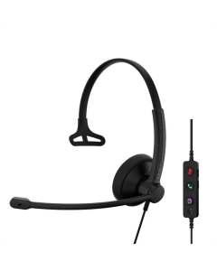 Навушники накладні моно EPOS IMPACT 100 MS USB-C+A Чорні (Black)