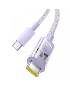USB-кабель Baseus Gem Fast-Charging Type-C на Type-C 100W 1м Фиолетовый (Purple)