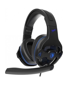 Навушники накладні Sades SA-726 Ppower Чорні (Black Blue)