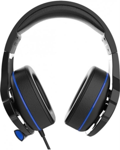 Навушники накладні Sades SA-726 Ppower Чорні (Black Blue)