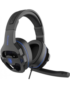 Навушники накладні Sades SA-726 Ppower Чорні (Black Blue)