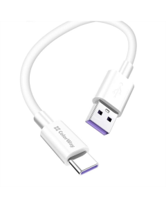 USB кабель ColorWay USB - USB Type-C (M/M), 5.0А, 1м Білий (White)