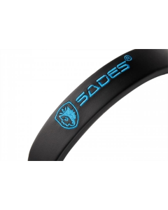 Наушники накладные Sades SA-722 Dpower Черные (Black Blue)