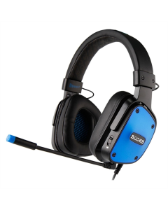 Наушники накладные Sades SA-722 Dpower Черные (Black Blue)