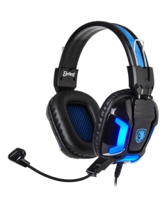 Навушники накладні Sades SA-702 Element Чорні (Black Blue)