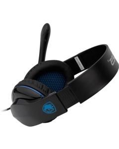 Навушники накладні Sades SA-701 Чорні (Black Blue)