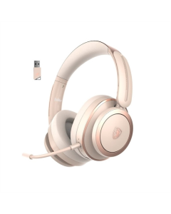 Бездротові повнорозмірні навушники Sades SA-208 Builder Рожеві Золоті (Golden Pink)