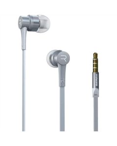 Наушники с микрофоном Remax RM-535 Серебристые (Silver)