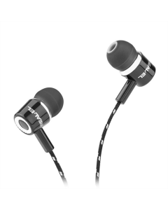 Наушники HF REAL-EL Z-1755 Черные (Черно-белые)