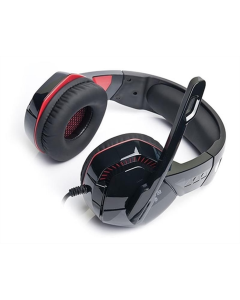 Наушники накладные REAL-EL GDX-7800 Черные (черно-красные)