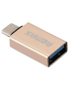 OTG кабель Remax Glance USB-USB Type-C Золотий (Gold)