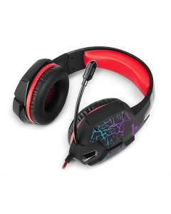 Навушники накладні REAL-EL GDX-7750 Чорні (Black Red)