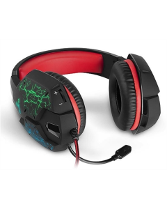 Навушники накладні REAL-EL GDX-7750 Чорні (Black Red)