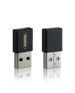 OTG кабель Remax RA-USB3 Joymove USB Type-C-USB Чорний (Black)