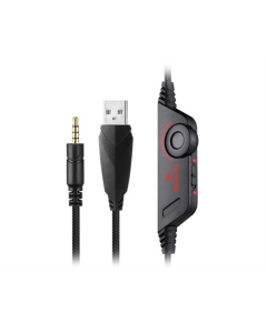 Наушники накладные REAL-EL GDX-7650 Черные (Black Red)