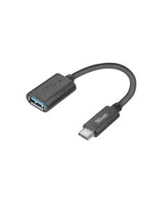 OTG кабель Trust Calyx USB-C USB3.0, 0.09м Чорний (Black)