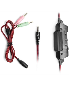 Навушники накладні REAL-EL GDX-7600 Чорні (Black Red)