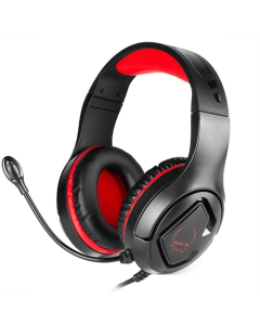 Наушники накладные REAL-EL GDX-7590 Черные (черно-красные)