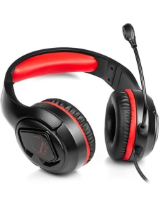 Наушники накладные REAL-EL GDX-7590 Черные (черно-красные)