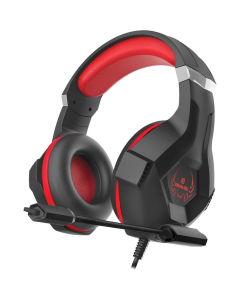 Наушники накладные REAL-EL GDX-7575 Черные (Black Red)