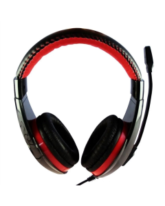 Наушники полноразмерные Media-Tech Nemesis USB Черные (Black Red)