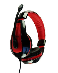 Наушники полноразмерные Media-Tech Nemesis USB Черные (Black Red)