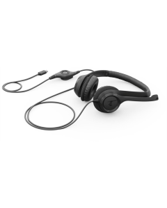 Навушники накладні Logitech USB Headset USB-C H390 Чорні (Black)