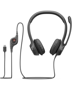 Наушники Logitech USB Headset USB-C H390 Черные (Black)