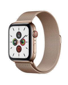 Смарт-годинник Apple Watch 5 4G 44mm Gold/Gold Milanese Loop (MWW62/MWWJ2)
