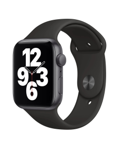Смарт-годинник Apple Watch SE 44mm Space Gray Aluminum Case with Black Sport Band (MYDT2)