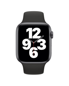 Смарт-годинник Apple Watch SE 44mm Space Gray Aluminum Case with Black Sport Band (MYDT2)