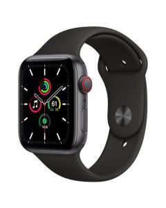 Смарт-годинник Apple Watch SE 4G 44mm Space Gray Aluminum Case with Black Sport Band (MYER2/MYF02)