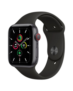 Умные часы Apple Watch SE 4G 44 мм Space Gray Aluminum Case с черным спортивным ремешком (MYER2/MYF02)