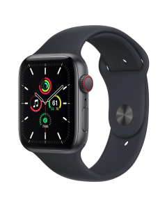 Смарт-годинник Apple Watch SE 4G 44mm Space Gray Aluminum Case with Midnight Sport Band (MKRR3)