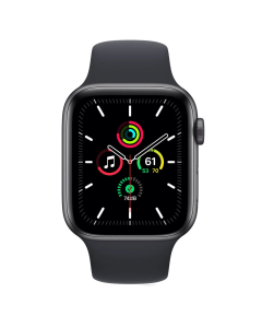 Смарт-годинник Apple Watch SE 4G 44mm Space Gray Aluminum Case with Midnight Sport Band (MKRR3)