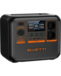 Портативна зарядна станція Bluetti (AC70P) Чорна (Black)