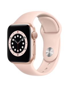 Смарт-годинник Apple Watch 6 40mm Gold Aluminum Case with Pink Sand Sport Band (MG123)