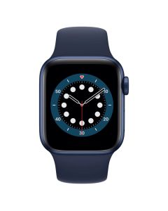 Смарт-годинник Apple Watch 6 40mm Blue Aluminum Case with Deep Navy Sport Band (MG143)
