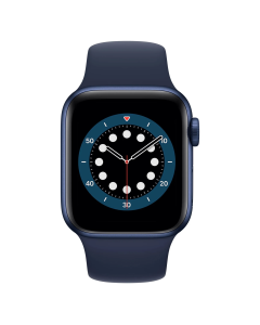 Смарт-годинник Apple Watch 6 40mm Blue Aluminum Case with Deep Navy Sport Band (MG143)