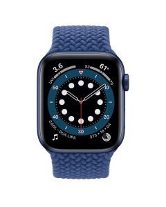 Смарт-годинник Apple Watch 6 44mm Blue Aluminium Case with Atlantic Blue Braided Solo Loop (M02G3)