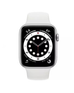 Смарт-годинник Apple Watch 6 4G 40mm Silver Aluminum Case w. White Sport B. (M02N3/M06M3)