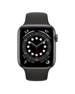 Смарт-годинник Apple Watch 6 4G 40mm Space Gray Aluminum Case with Black Sport Band (M02Q3/M06P3)