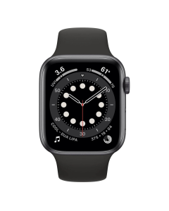 Смарт-годинник Apple Watch 6 4G 44mm Space Gray Aluminum Case with Black Sport Band (M07H3/MG2E3)