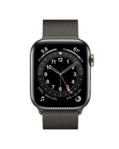 Смарт-годинник Apple Watch 6 4G 40mm Graphite Stainless Steel Case with Graphite Milanese Loop (M06Y3/MG2U3)