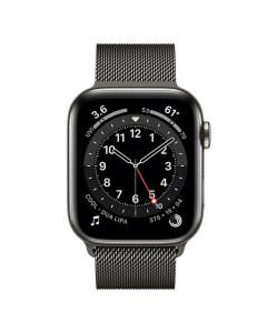 Смарт-годинник Apple Watch 6 4G 40mm Graphite Stainless Steel Case with Graphite Milanese Loop (M06Y3/MG2U3)