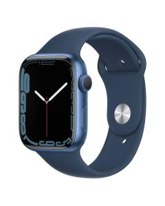 Смарт-годинник Apple Watch Series 7 GPS 41mm Blue Aluminum Case With Blue Sport Band (MKN13)