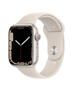 Смарт-годинник Apple Watch Series 7 GPS 45mm Starlight Aluminum Case With Starlight Sport Band (MKN63)