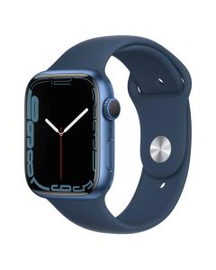 Смарт-годинник Apple Watch Series 7 GPS 45mm Blue Aluminum Case With Blue Sport Band (MKN83)