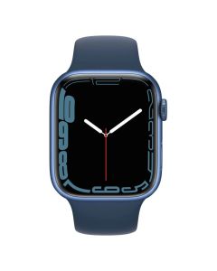 Смарт-годинник Apple Watch Series 7 GPS 45mm Blue Aluminum Case With Blue Sport Band (MKN83)